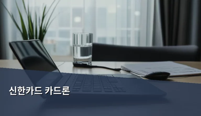 신한카드 카드론 한도 금리 및 효율적인 상환 전략
