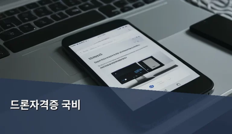 드론자격증 국비 지원 신청 방법 및 취득 가이드