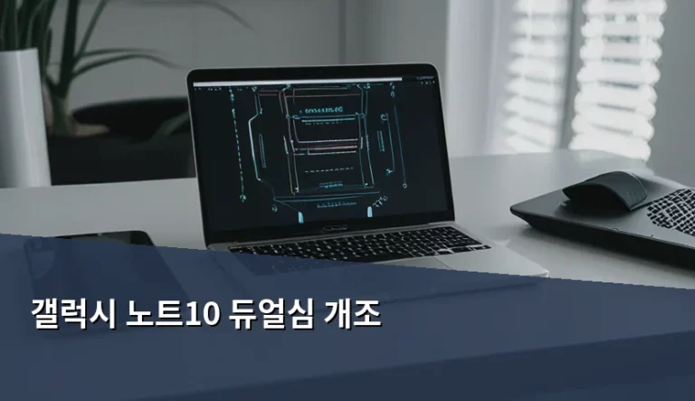 갤럭시 노트10 듀얼심 개조 방법과 주의사항 및 대안 정리