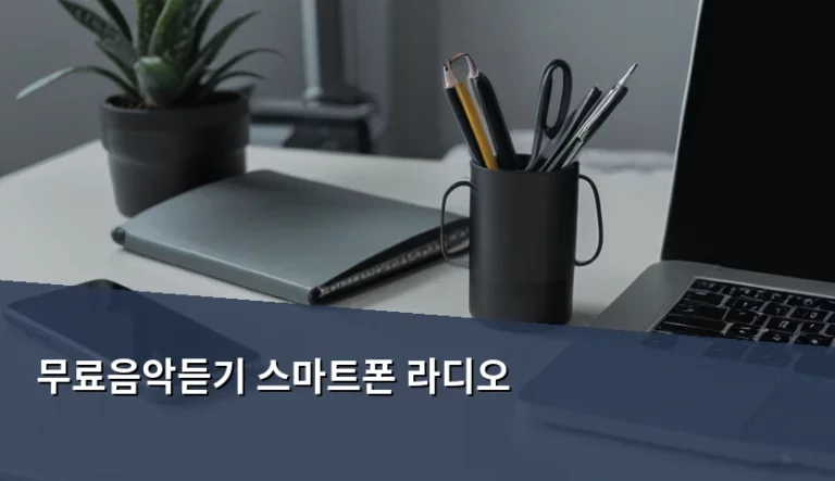 무료음악듣기 스마트폰 라디오 효율적인 이용 가이드