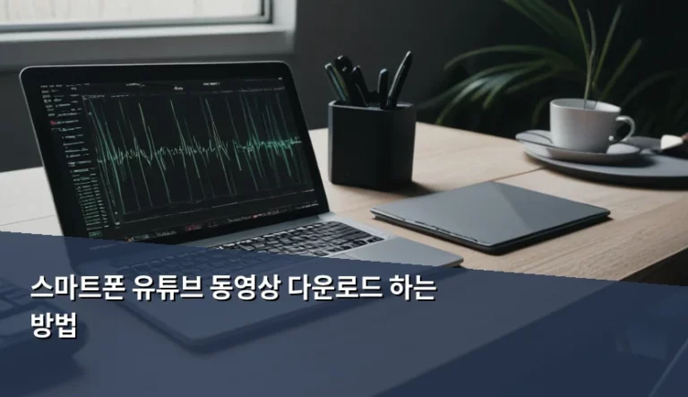 스마트폰 유튜브 동영상 다운로드 하는 방법 및 주의사항 가이드