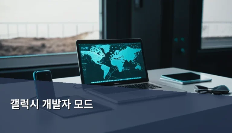 갤럭시 개발자 모드 설정법과 성능 최적화 팁 정리