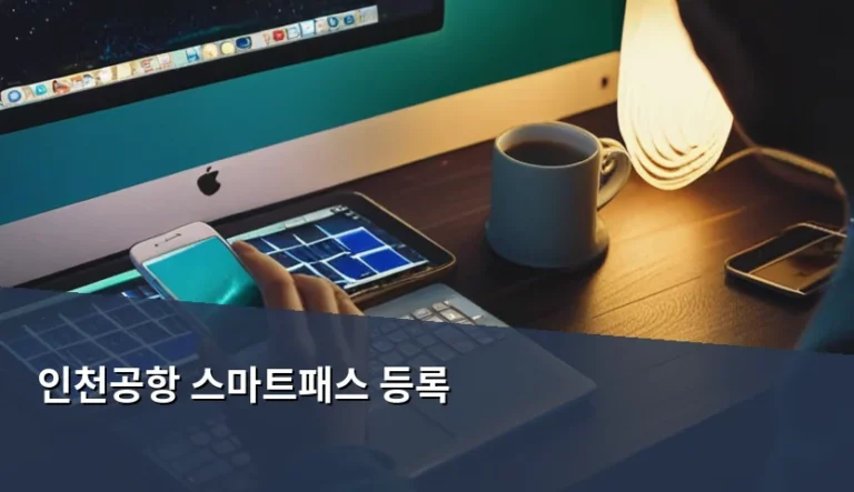 인천공항 스마트패스 등록 방법 및 이용 팁 정리
